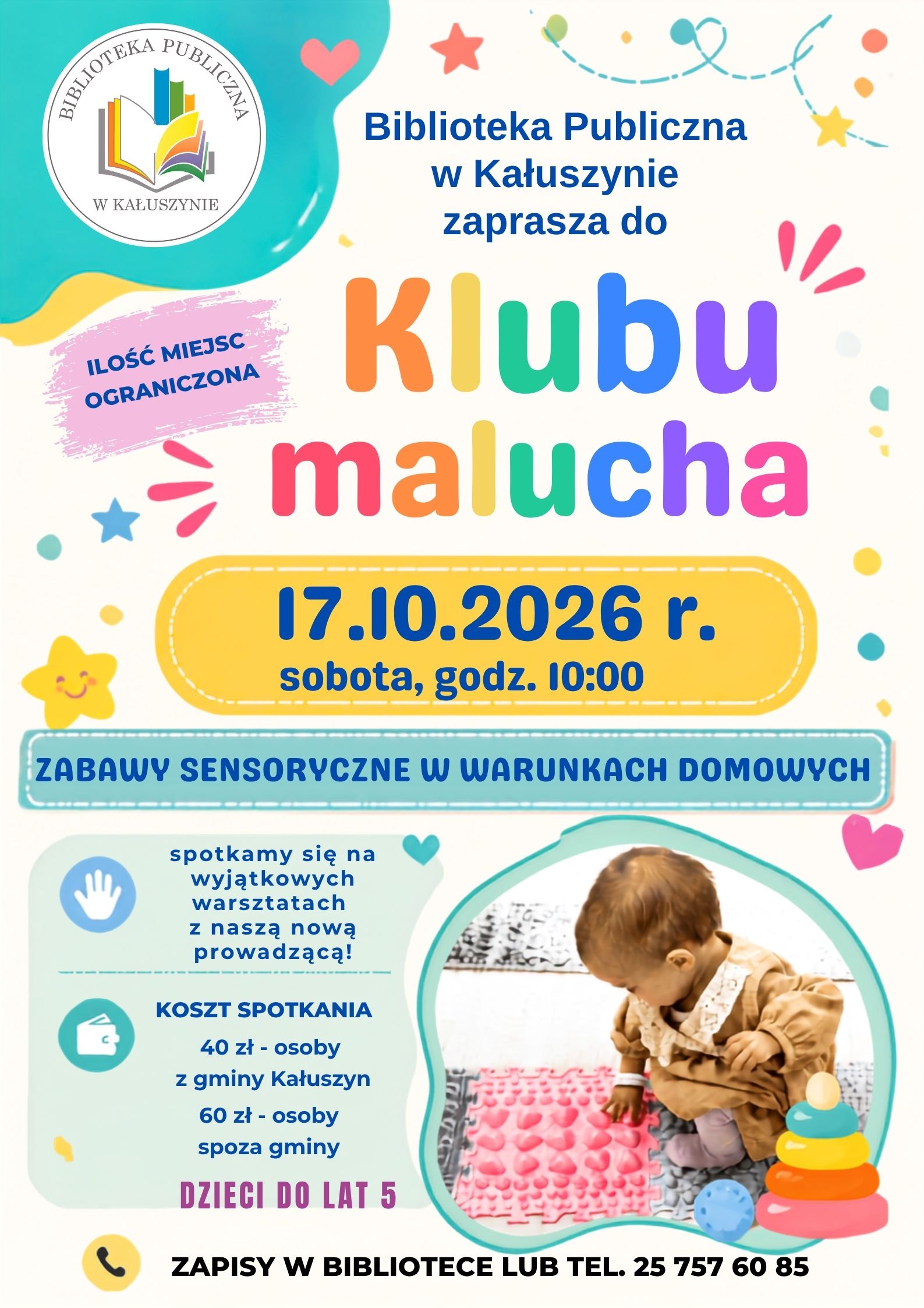 Plakat o klubie malucha